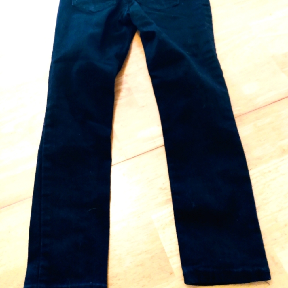 Children's Place little girl's size 6 black denim jeans Super Skinny